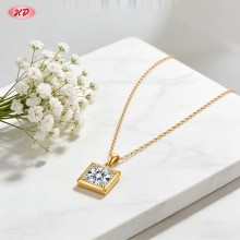 Luxurious 18K Gold Plated Cubic Zirconia Necklace Pendant Wholesale | AAA CZ Jewelry