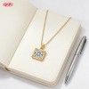 Luxurious Pendant Necklace Wholesale | Premium gold plating finish with premium cubic z...