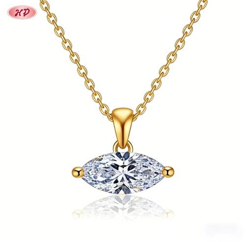 Modern Classic Pendant Necklace Factory Direct Supply | Premium gold plating finish wit...