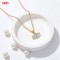 Modern Classic 18K Gold Plated Cubic Zirconia Necklace Factory Direct | AAA CZ Jewelry