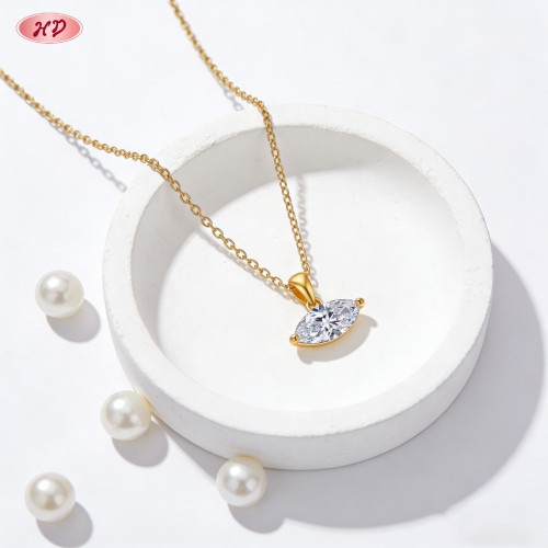 Modern Classic Pendant Necklace Factory Direct Supply | Premium gold plating finish wit...