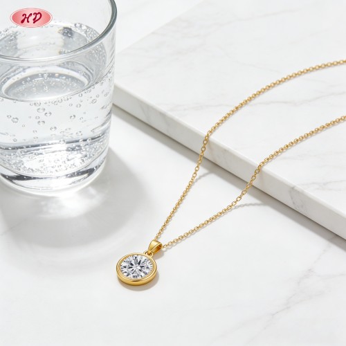 Timeless Pendant Necklace Export Manufacturer | Premium gold plating finish with premiu...