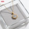 Eye-catching Pendant Necklace Wholesale | Premium gold plating finish with premium cubi...