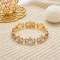 Chic 18K Gold Plated Cubic Zirconia Bracelet Manufacturer | AAA CZ Women's Jewelry