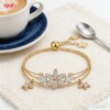 Sophisticated CZ Bracelet Factory Direct Supply | Premium gold plating finish with prem...