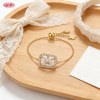 Elegant CZ Bracelet Bulk Supplier | Premium gold plating finish with premium cubic zirc...