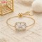 Elegant 18K Gold Plated Cubic Zirconia Bracelet Bulk Supplier | AAA CZ Gift Jewelry