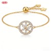 Delicate CZ Bracelet Export Manufacturer | Premium gold plating finish with premium cub...