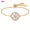 Delicate 18K Gold Plated Cubic Zirconia Bracelet Export Manufacturer | AAA CZ for Women