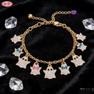 Refined Cubic Zirconia Bracelet Factory Direct Supply | 18K Gold Plated Brass AAA CZ