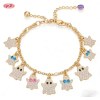 Refined CZ Bracelet Factory Direct Supply | Premium gold plating finish with premium cu...