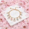 Refined CZ Bracelet Factory Direct Supply | Premium gold plating finish with premium cu...