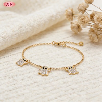 Luxurious CZ Bracelet Bulk Supplier | Premium gold plating finish with premium cubic zi...