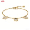 Luxurious CZ Bracelet Bulk Supplier | Premium gold plating finish with premium cubic zi...