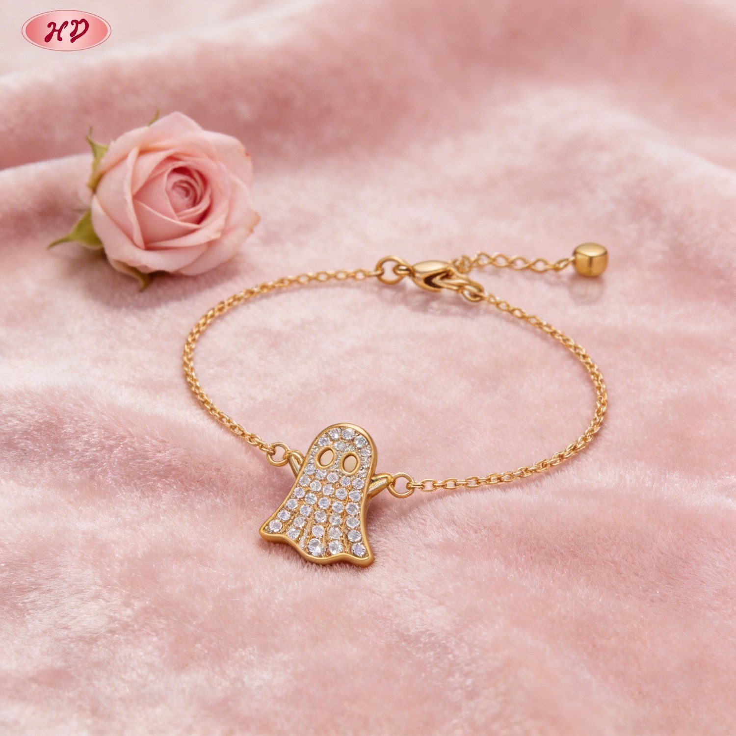 AAA cubic zirconia bracelet on wrist