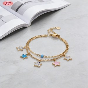 Modern Classic Cubic Zirconia Bracelet OEM Jewelry Factory | 18K Gold Plated Brass AAA CZ