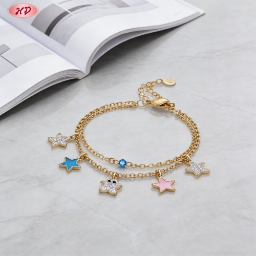 Modern Classic CZ Bracelet OEM Jewelry Factory | Premium gold plating finish with premi...