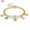 Modern Classic CZ Bracelet OEM Jewelry Factory | Premium gold plating finish with premi...