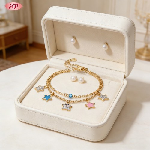 Modern Classic CZ Bracelet OEM Jewelry Factory | Premium gold plating finish with premi...