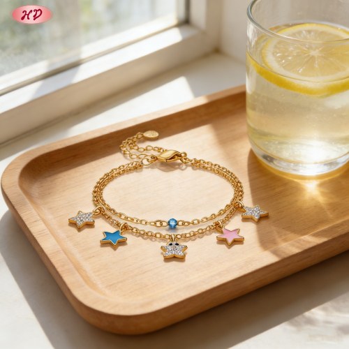 Modern Classic CZ Bracelet OEM Jewelry Factory | Premium gold plating finish with premi...