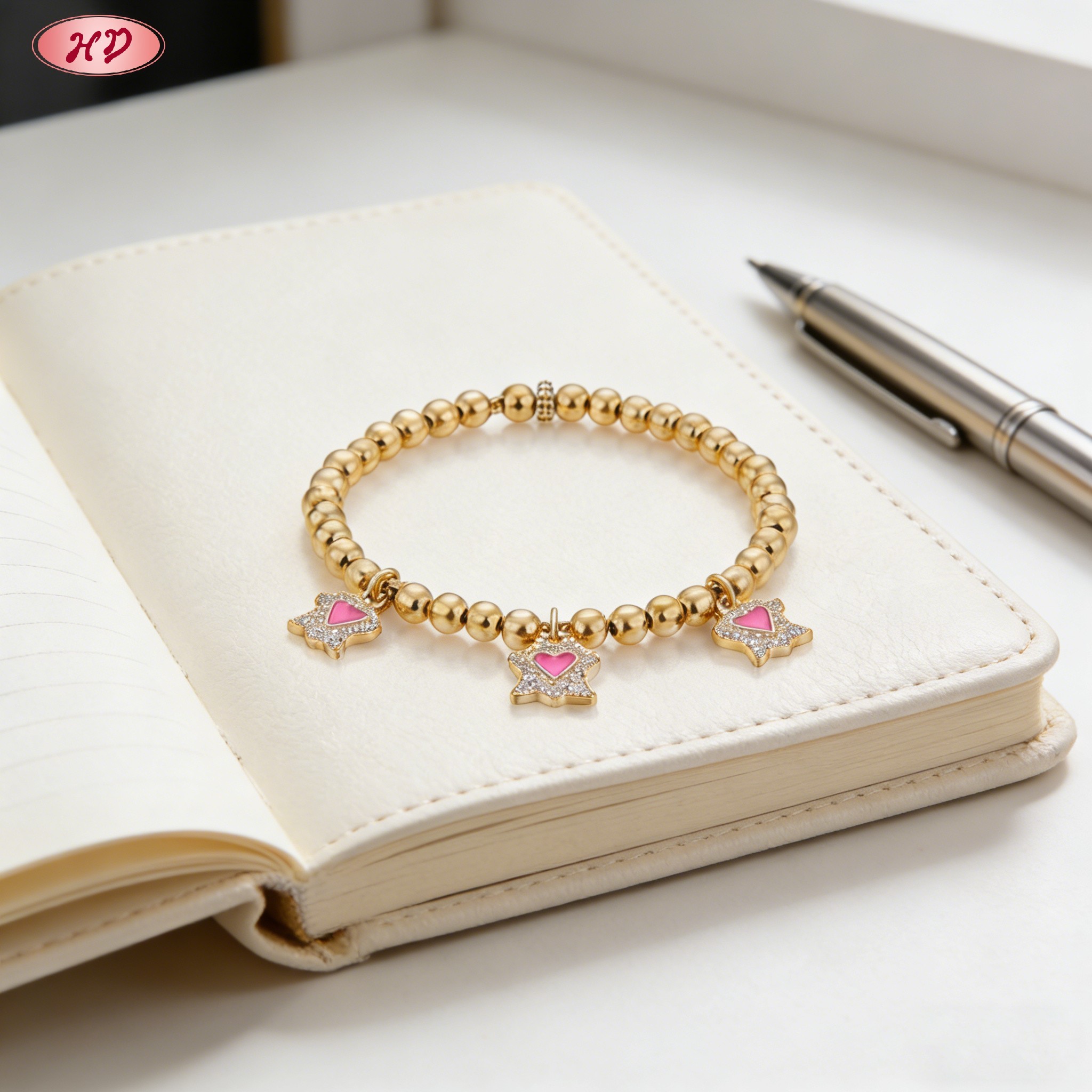 Exquisite CZ bracelet front view