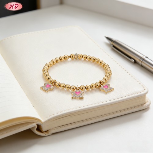 Exquisite CZ Bracelet Wholesale | Premium gold plating finish with premium cubic zircon...