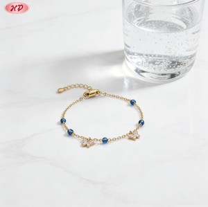 Chic Cubic Zirconia Bracelet Export Manufacturer | 18K Gold Plated Brass AAA CZ Jewelry