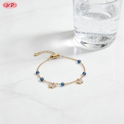 Chic CZ Bracelet Export Manufacturer | Premium gold plating finish with premium cubic z...