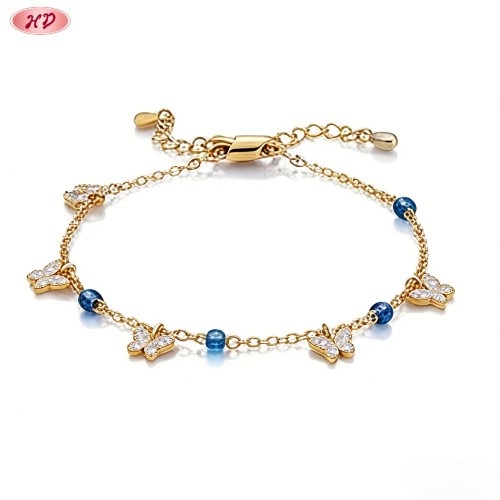 Chic CZ Bracelet Export Manufacturer | Premium gold plating finish with premium cubic z...