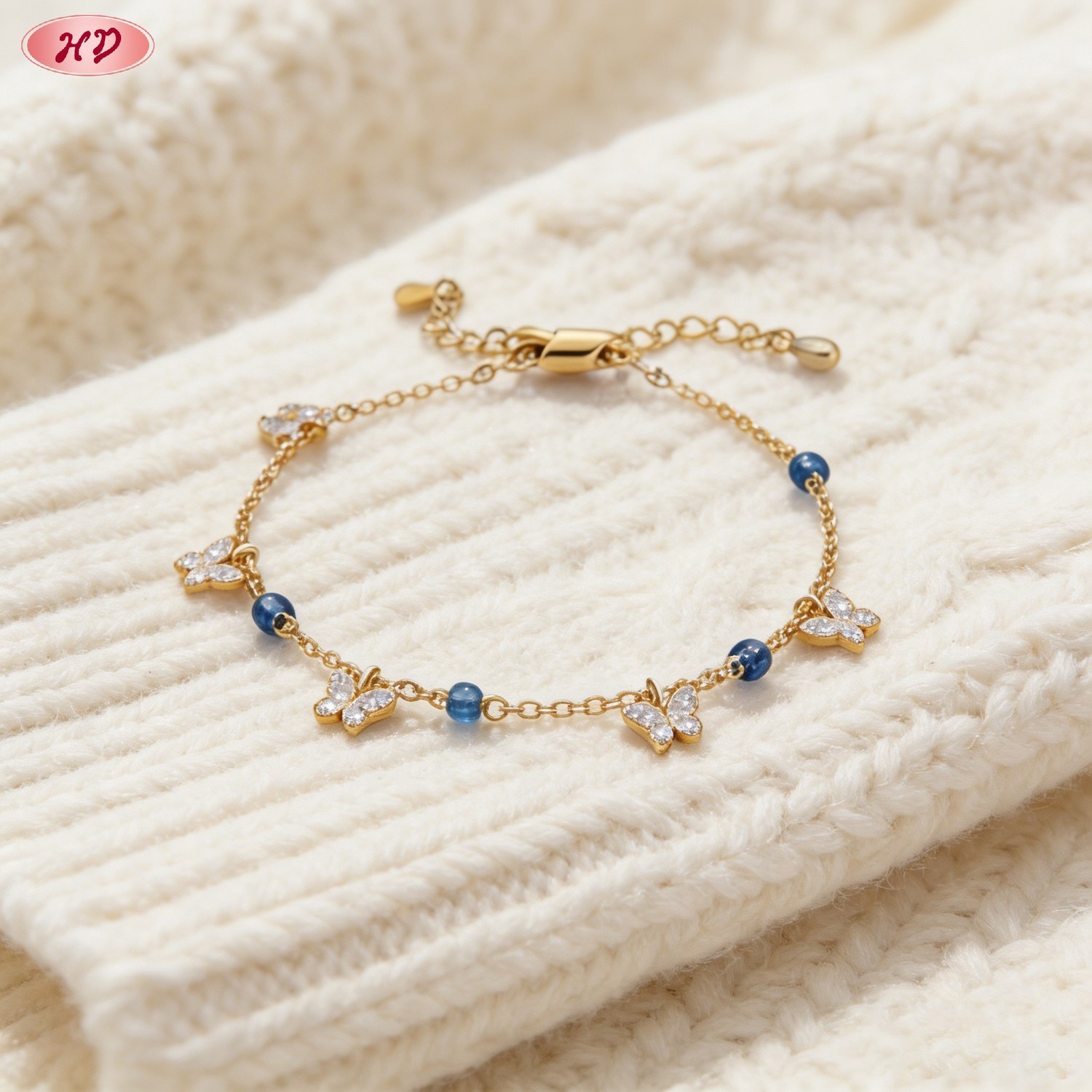 Chic CZ bracelet worn view