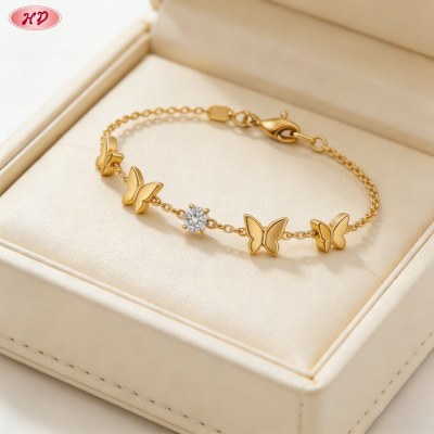 Sophisticated Cubic Zirconia Bracelet OEM Jewelry Factory | 18K Gold Plated Brass AAA CZ