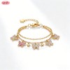 Elegant Cubic Zirconia Bracelet Wholesale | 18K Gold Plated Brass AAA CZ for Retail