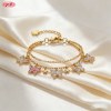 Elegant Cubic Zirconia Bracelet Wholesale | 18K Gold Plated Brass AAA CZ for Retail