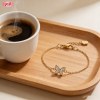 Stunning CZ Bracelet Factory Direct Supply | Premium gold plating finish with premium c...