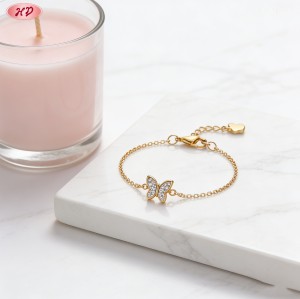 Stunning Cubic Zirconia Bracelet Factory Direct Supply | 18K Gold Plated Brass AAA CZ