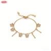 Artisan CZ Bracelet Export Manufacturer | Premium gold plating finish with premium cubi...