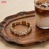 Refined CZ Bracelet OEM Jewelry Factory | Premium gold plating finish with premium cubi...