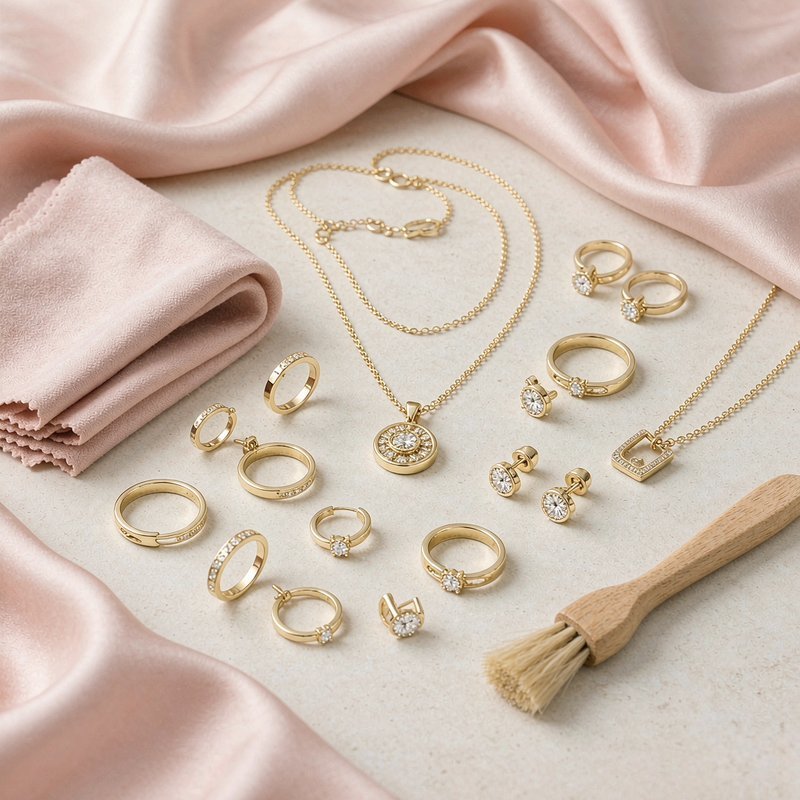 ¿Cómo cuidar la joyería chapada en oro 18K?