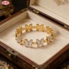 Händler, graziöses Zirkonia-Armband | 18 Karat vergoldetes Messing AAA CZ für Wiederverkauf