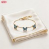 Hersteller zierliches Zirkonia-Armband | 18 Karat vergoldetes Messing AAA CZ für Damen