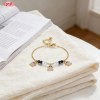 Hersteller, zeitloses Zirkonia-Armband | 18 Karat vergoldetes Messing AAA CZ