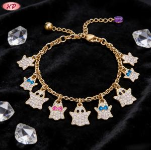 Suministro directo de fábrica, pulsera refinada de circonita cúbica | Latón chapado en oro de 18k AAA CZ