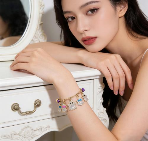 Suministro directo de fábrica, pulsera refinada de circonita cúbica | Latón chapado en oro de 18k AAA CZ