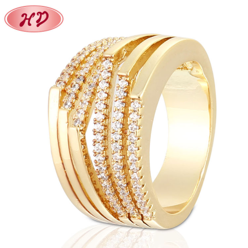 Wholesale Rings Bulk| Multilayer Classic 18K White Yellow Gold AAA Cubic Zirconia Diamond| Hotsale Fashion Hip Hop Rings