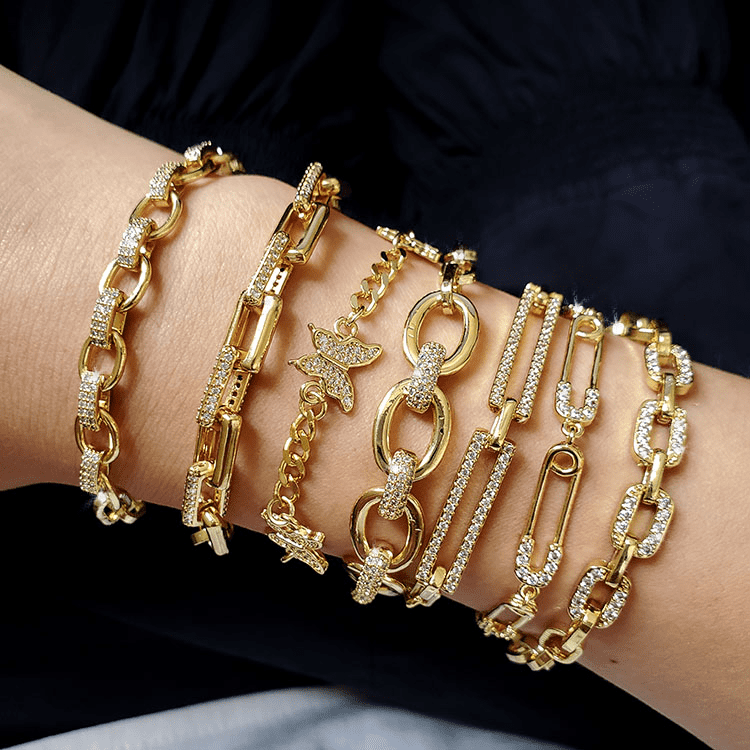 pulseras de hip hop para mujer