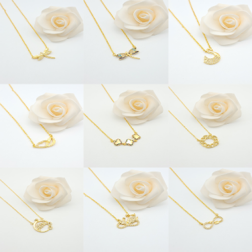 Trend Wholesale | Luxury Famous Hd | Multiple Styles Gold Filled 18K Necklaces And Sliver Jewelry Necklaces For Women