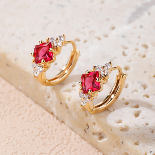 Earrings for Everyone: 18k Gold-Plated Zircon Earrings