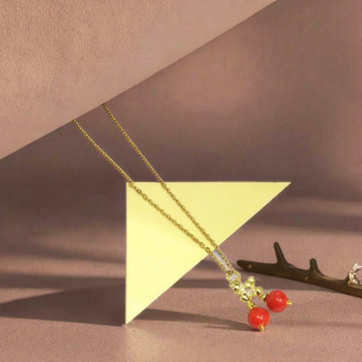 18k Gold Plated Fashion Necklace Jewelry Wholesale | Cherry Design
