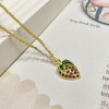 Collar con colgante de fresa dulce, joyería al por mayor | Entrega directa del fabricante