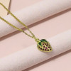 Collar con colgante de fresa dulce, joyería al por mayor | Entrega directa del fabricante
